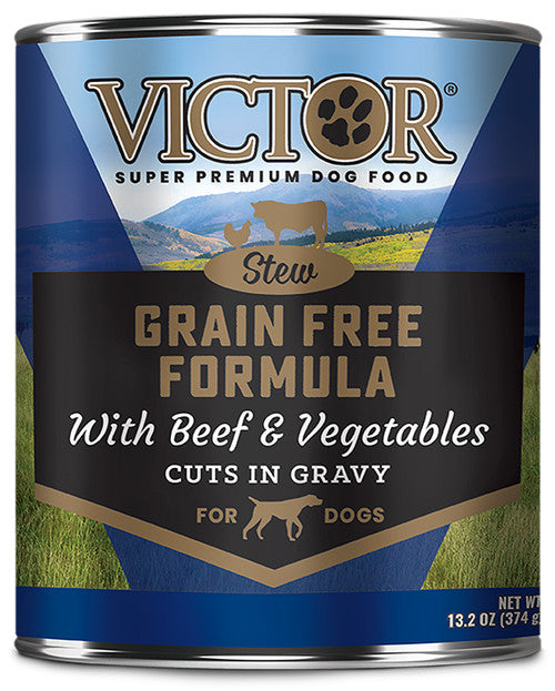 Victor Grain Free Beef & Vegetable Dog Food, 13.2 oz Can