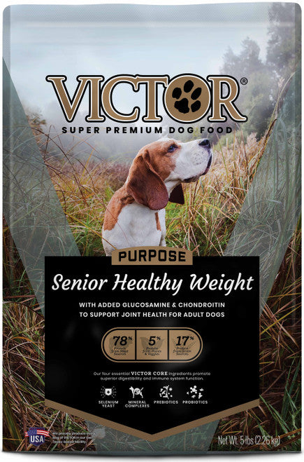 Victor Select Senior Healthy Weight Dry Dog Food - 5 lb Bag