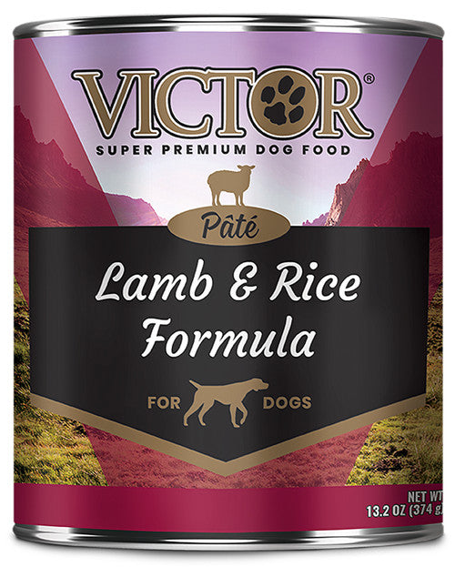 Victor Lamb & Rice Pate Canned Dog Food, 13.2 oz