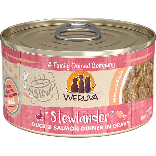 Weruva Cat Stew! Stewlander Duck and Salmon 2.8oz, 12-Pack