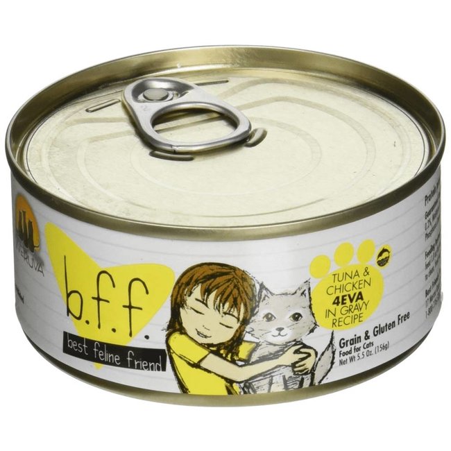 Weruva BFF Cat Food 4Eva Tuna & Chicken Recipe, 5.5 oz Can