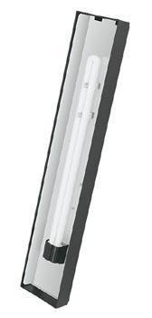 Flourescent Twin Strip Light 30"-black