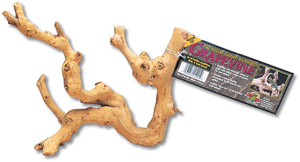 Zoo Med Sandblasted Grapevine 12" Medium Reptile/Bird/Rodent Decor