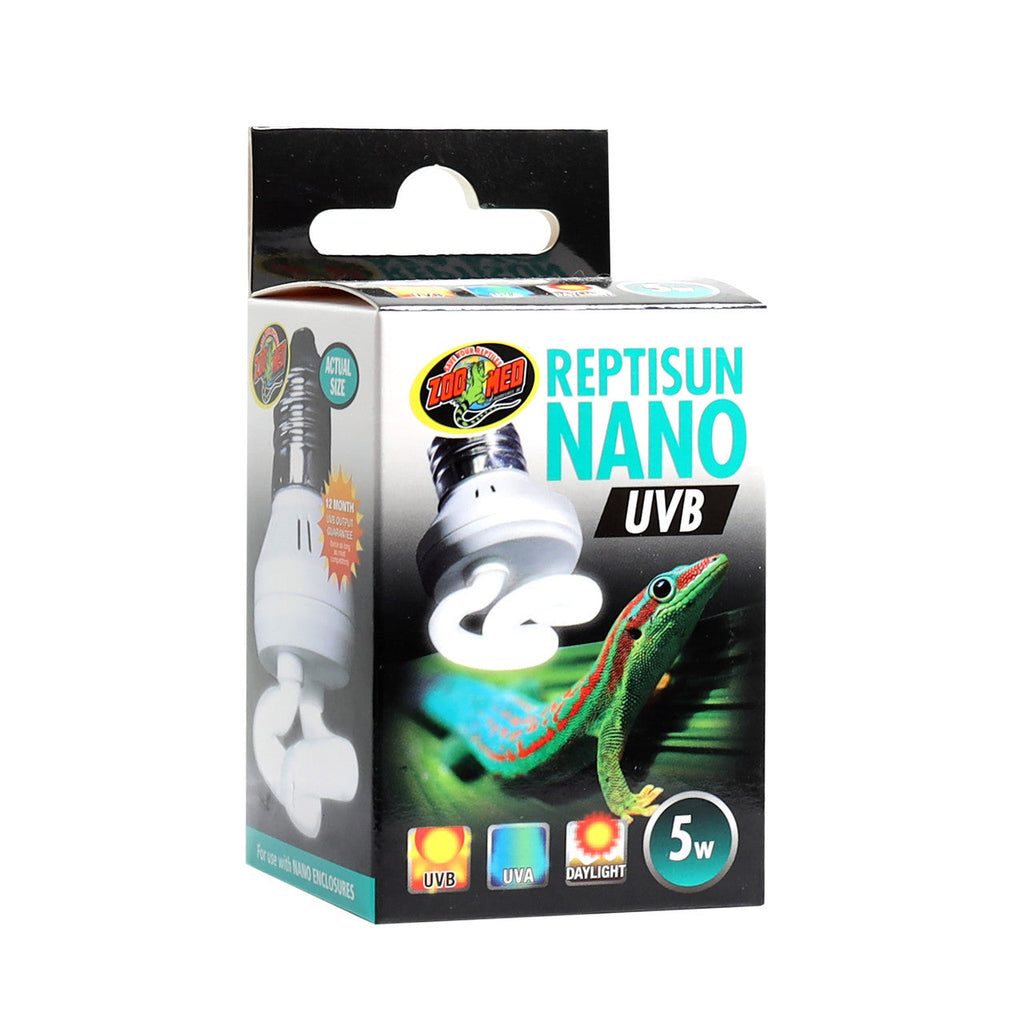 Zoo Med ReptiSun Nano UVB 5.0 - 5W Reptile Lamp Bulb