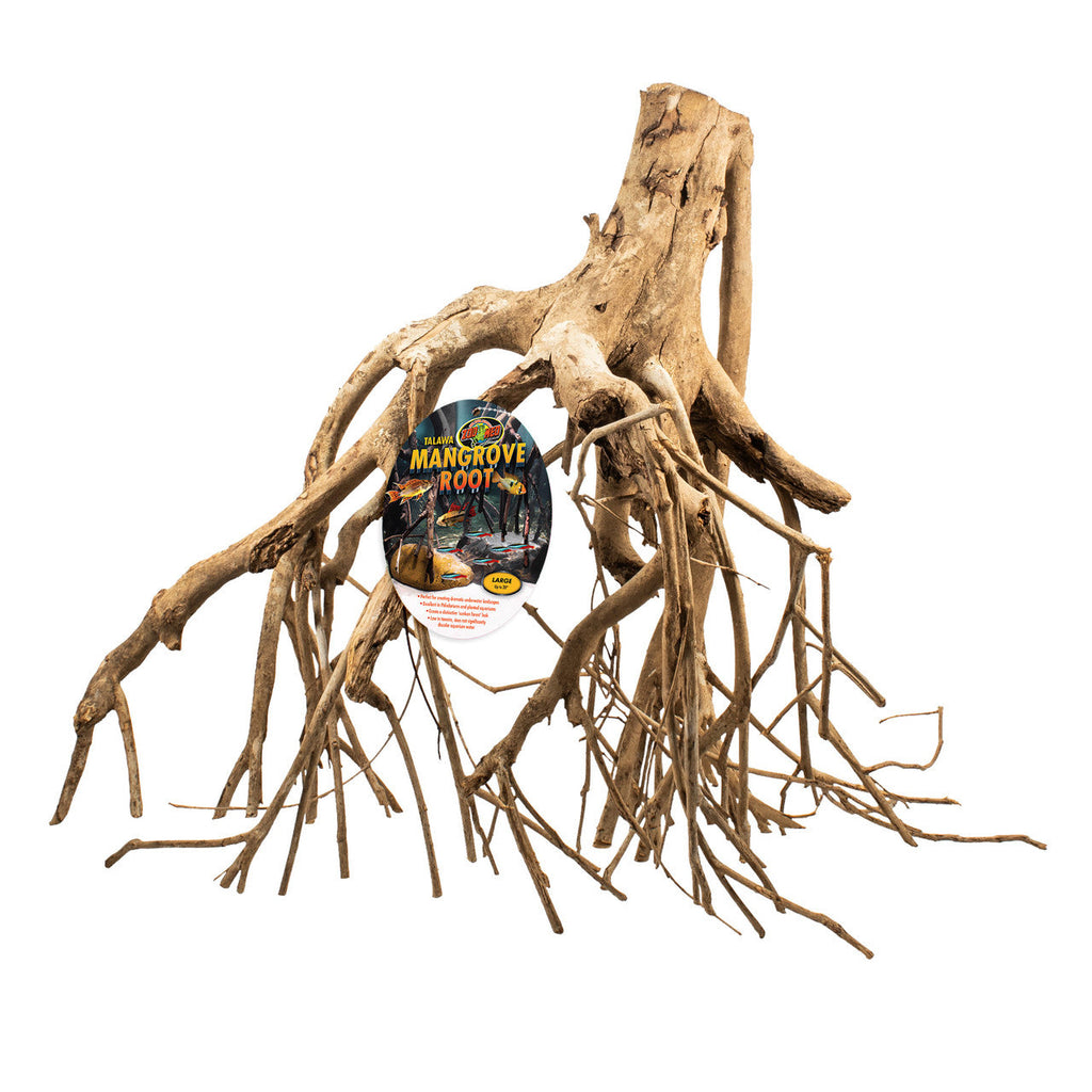 Zoo Med Talawa Mangrove Root - Large Aquarium & Terrarium Decor (Up to 20")