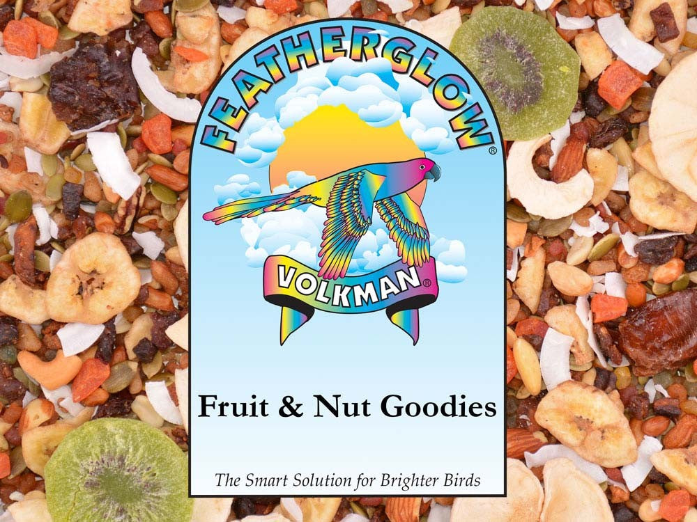 Volkman Featherglow Fruit & Nut Goodies Bird Treat Mix - 4lb