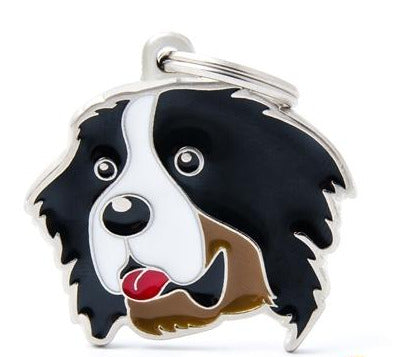 My Family Friends ID Tag - Bernese Mountain Dog