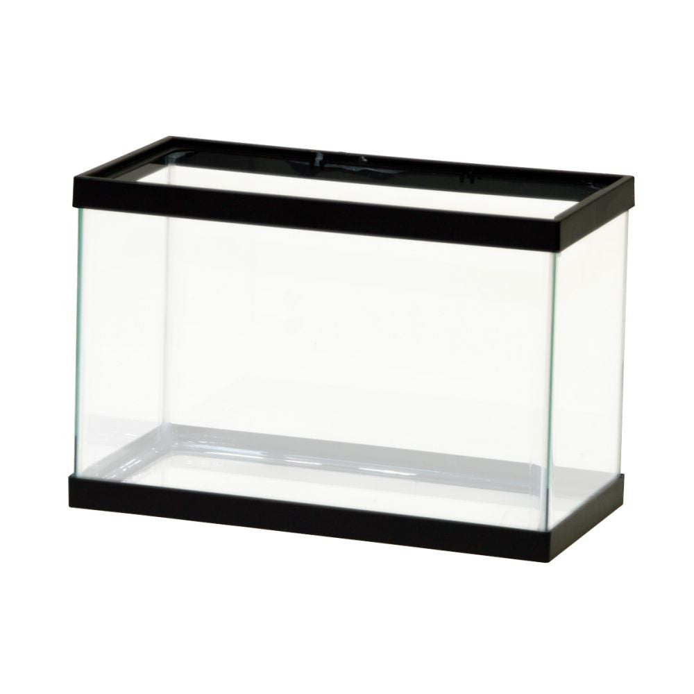 Aqueon Standard 2.5 Gallon Aquarium - Black Frame, Clear Silicone