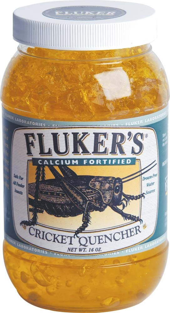 Fluker's Cricket Quencher Calcium Fortified - Clean Water & Calcium for Crickets and Feeder Insects - 16 oz