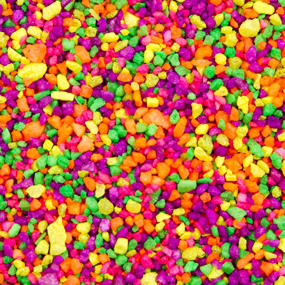 Estes Spectrastone Aquarium Mini Gravel - Permaglo Rainbow - 5 lb Bag
