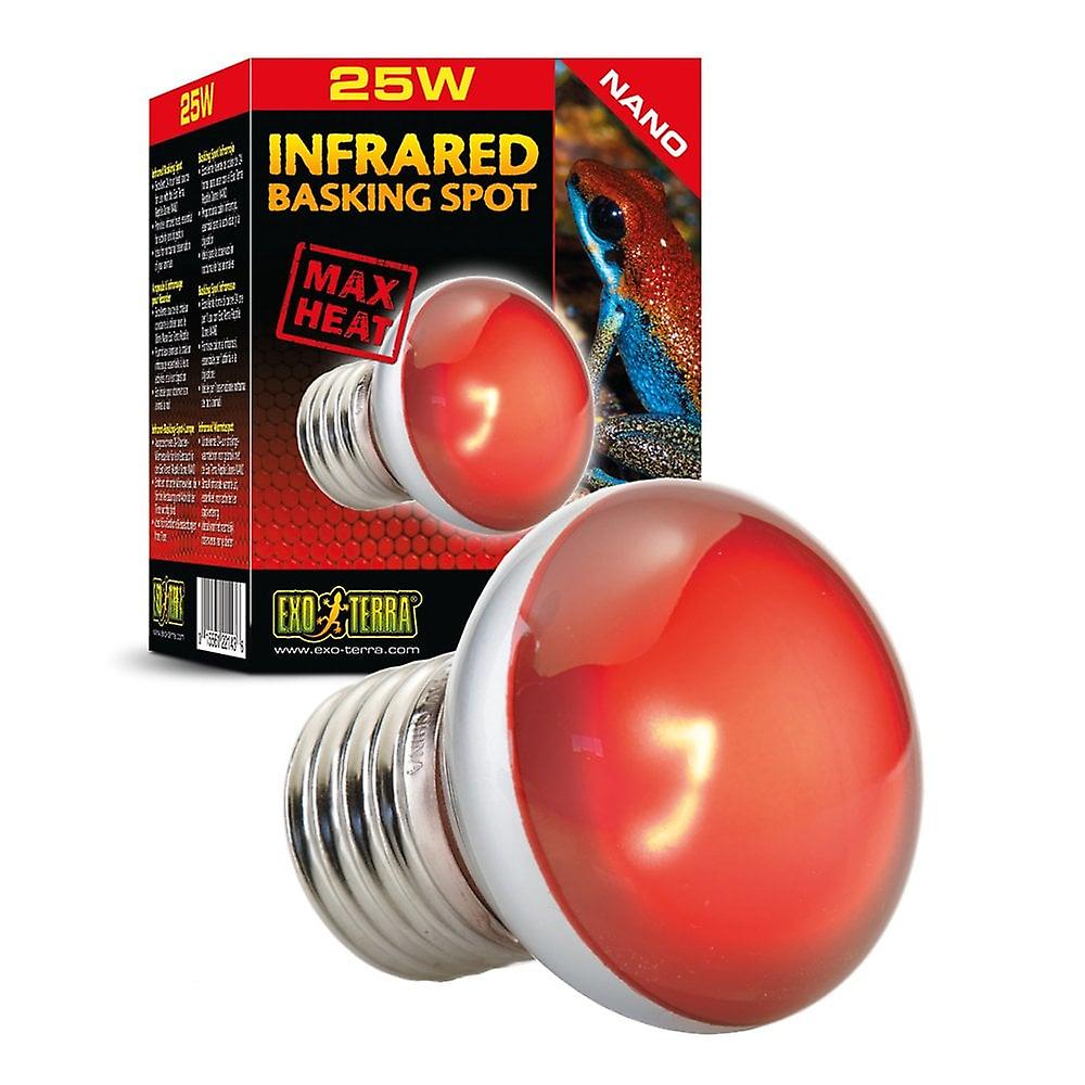 Exo Terra Infrared Basking Spot Nano - 25W Reptile Heat Lamp