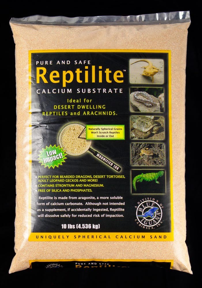 CaribSea Reptilite Calcium Sand - Aztec Gold - 10 lb - Reptile Substrate