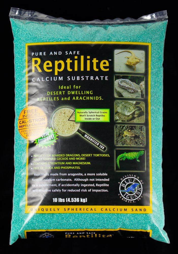 Carib Sea SCS10730 Reptiles Calcium Substrate Sand, 10-Pound, Rainforest Green