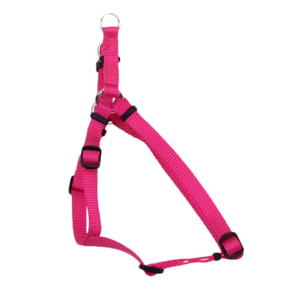 Coastal Comfort Wrap Adjustable Dog Harness - Pink Flamingo - 16-24 inch