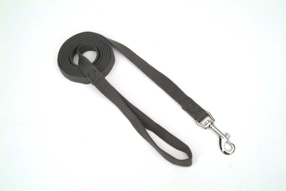 New Earth Soy Dog Leash, Forest Green, 5/8" x 6 ft - Eco-Friendly Lead