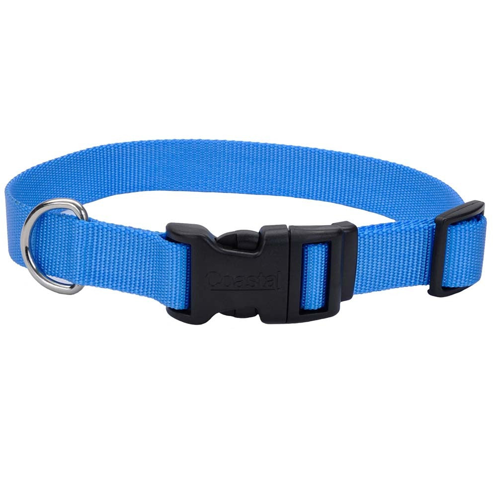 Coastal Pet Tuff Dog Collar, Adjustable, 3/4 inch x 14-20 inch, Blue Lagoon
