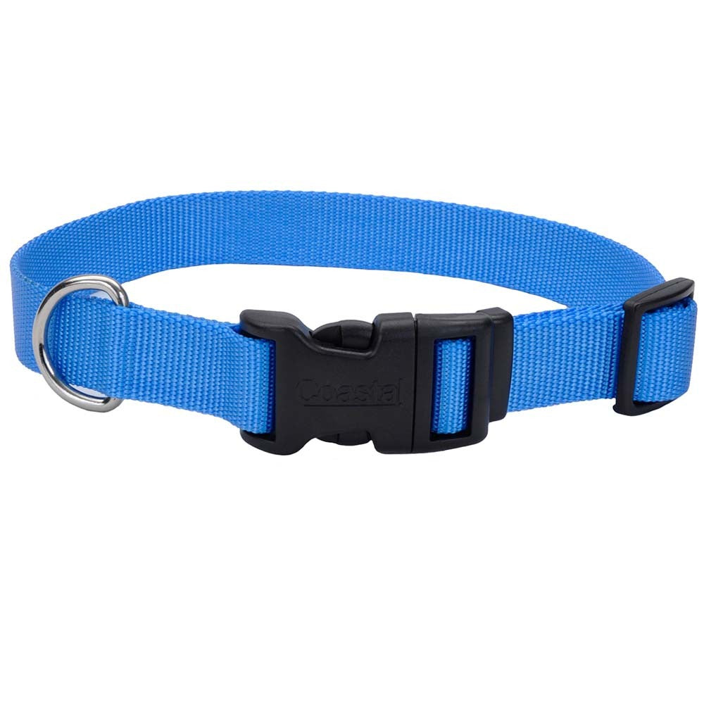 Coastal Pet 3/8 inch Adjustable Dog Collar - Extra Small, Blue, 8-12 inch