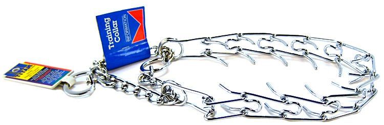 Coastal Pet Titan Prong Training Collar - 3.3mm x 20" - Chrome Dog Collar