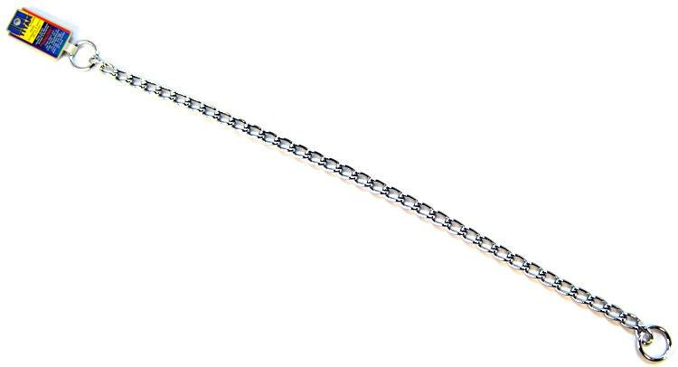 Coastal Titan Chain Training Dog Collar - 4.0mm x 26" - Chrome, Heavy Duty