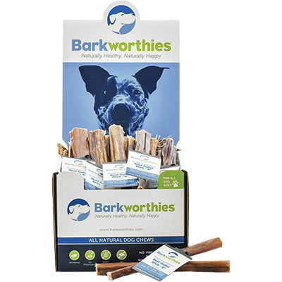 Barkworthies Beef Gullet Sticks 6" Dog Treats, High-Protein Chews