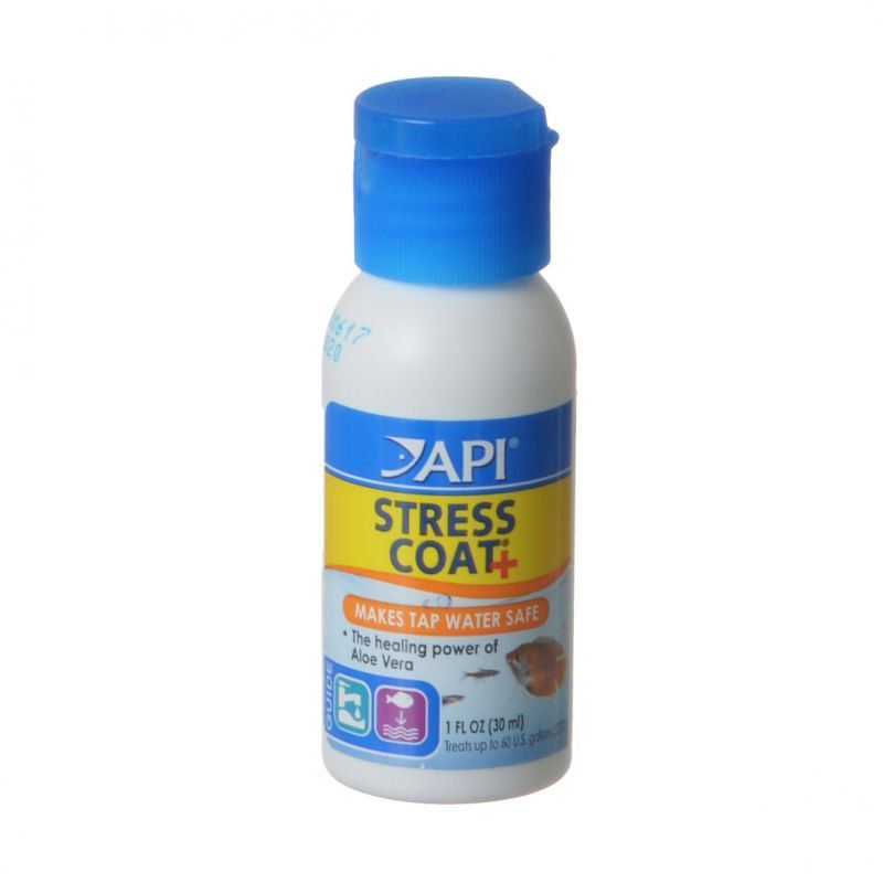 API Stress Coat Aquarium Water Conditioner - 1 oz - Protects Fish & Heals Tissue