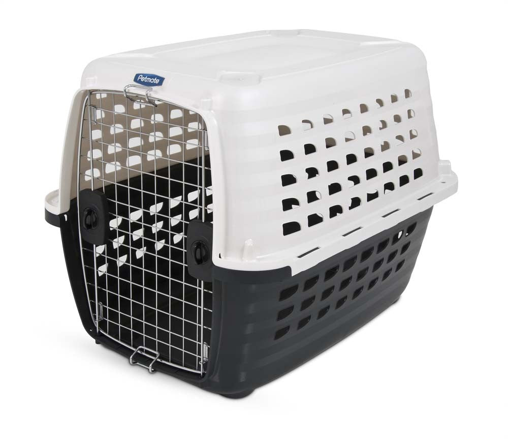 Petmate Compass Kennel 32" White/Black 30-50 lbs