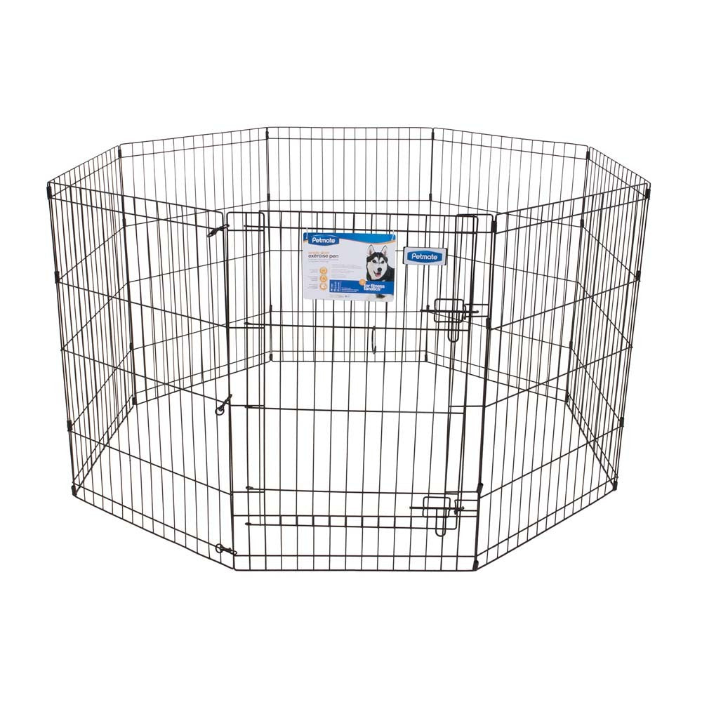 Petmate 24x36" Exercise Pen with Door - 8 Panel Dog Playpen