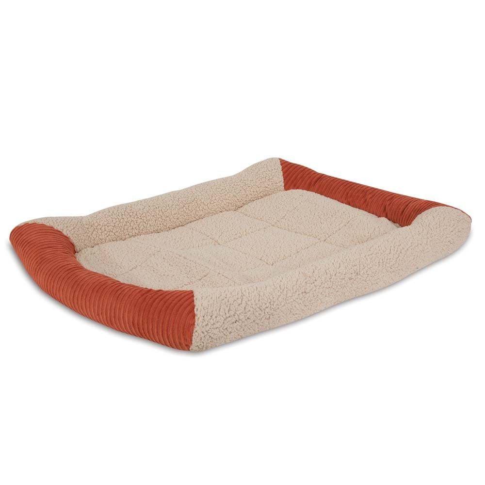 Aspen Pet Self Warming Bolster Kennel Mat - Dog & Cat Crate Bed - Various Sizes