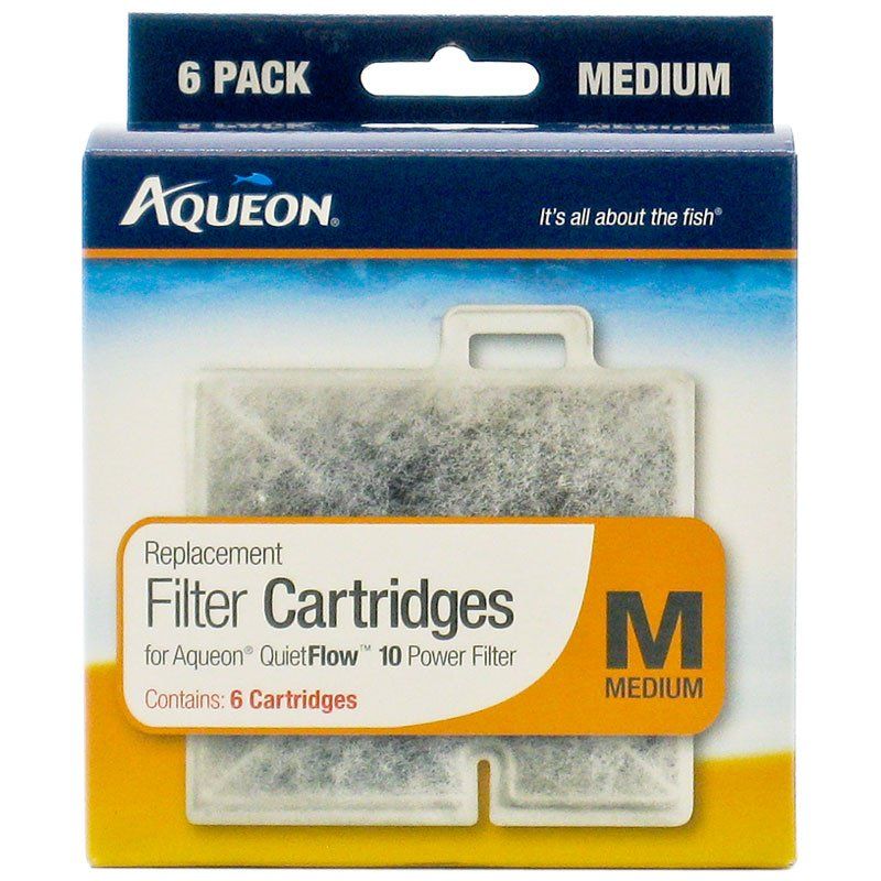 Aqueon QuietFlow Replacement Filter Cartridge Medium 6pk