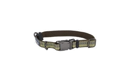 Coastal Pet K9 Explorer Reflective Adjustable Dog Collar - Fern, 5/8" x 10-14"
