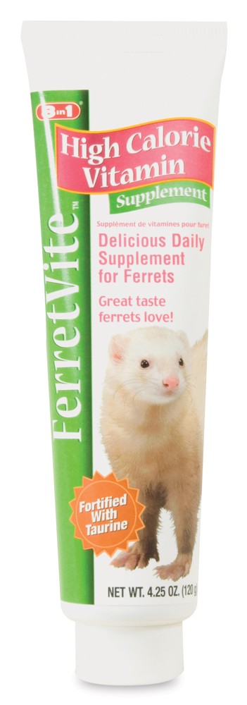 8 in 1 FerretVite High Calorie Vitamin Supplement Paste for Ferrets, 4.25 oz
