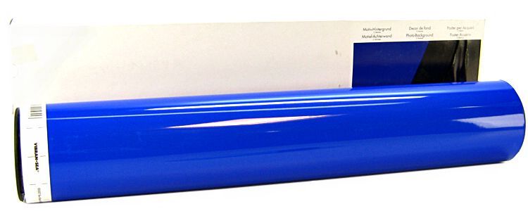 Blue Ribbon Vibran Sea Aquarium Background - Double Sided Blue/Black - 19in x 50ft