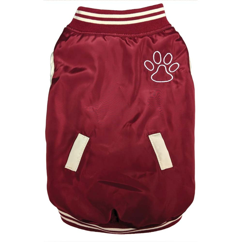 Ethical Fashion Pet Varsity Jacket - Denim, Large