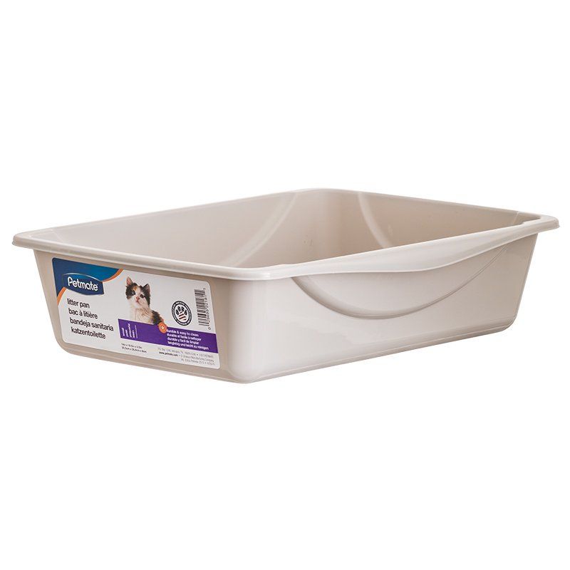 Petmate Small Basic Cat Litter Pan - 14 x 10.5 Inch, Assorted Colors