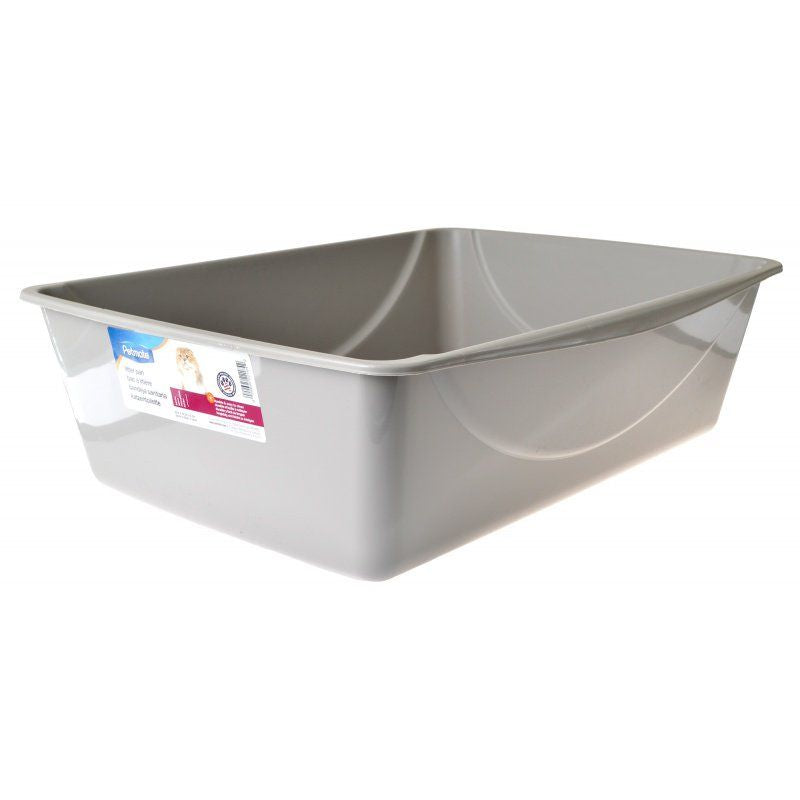 Petmate Jumbo Litter Pan - 22 x 16.5 x 6.5 Inches - Assorted Colors