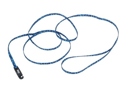 Li'l Pals Adjustable Dog Leash 6ft Blue Leopard - E-Z Snap for Puppies & Small Dogs