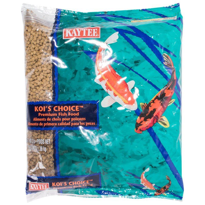 Kaytee Koi's Choice Floating Fish Food - 3 lb Bag - Premium Pond Food for Koi & Pond Fish