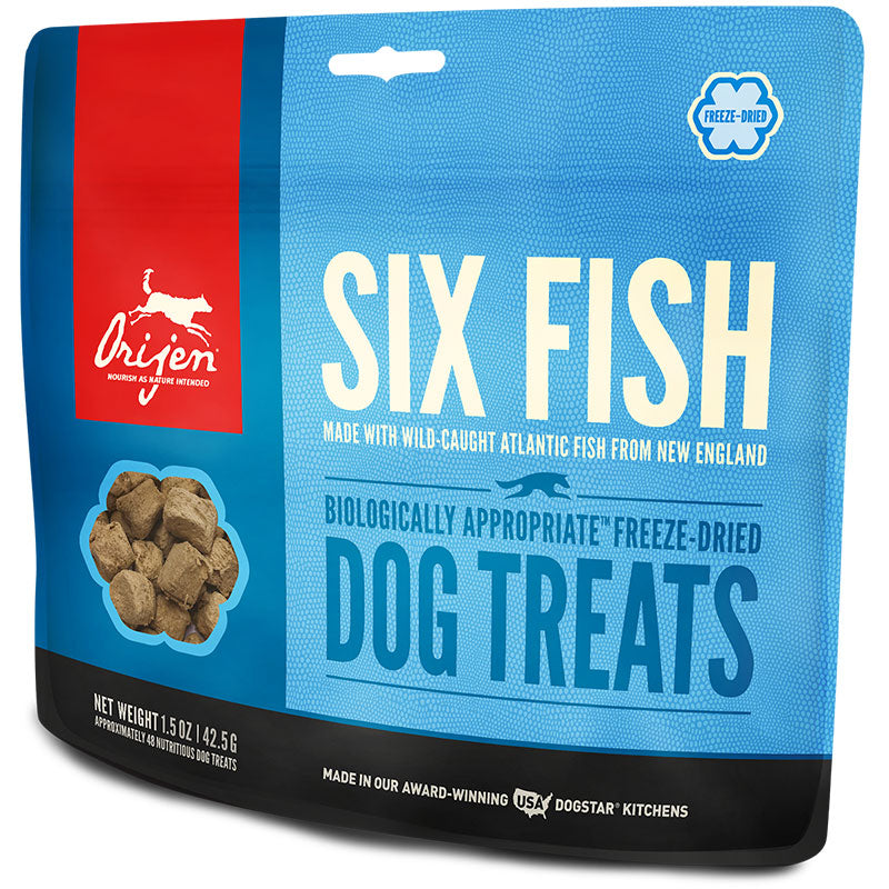 Orijen Six Fish Freeze Dried Dog Treats - 1.5 oz Grain Free