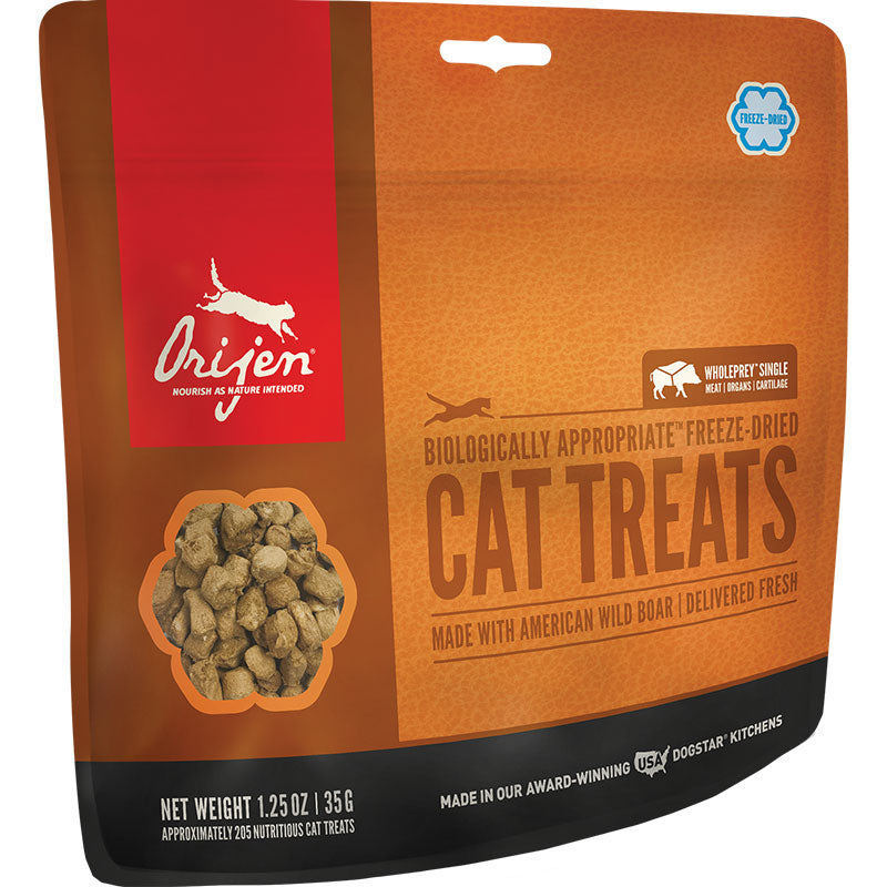 Orijen Cat Freeze Dried Treats - Wild Boar - 1.25 oz (35g)