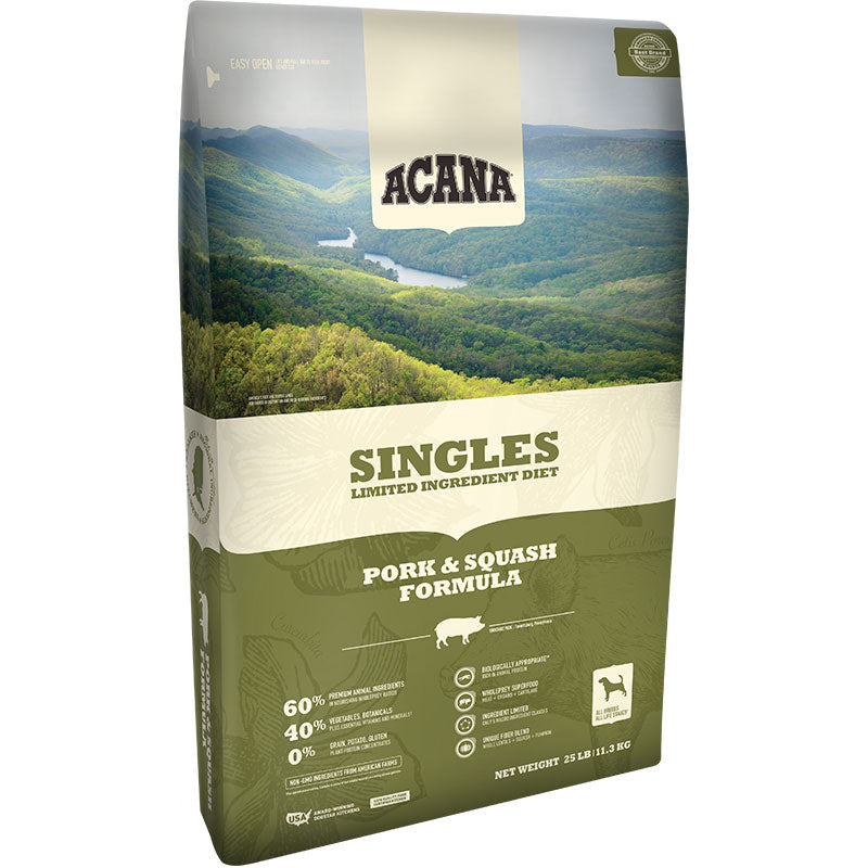 ACANA Singles Pork & Squash Limited Ingredient Grain-Free Dry Dog Food