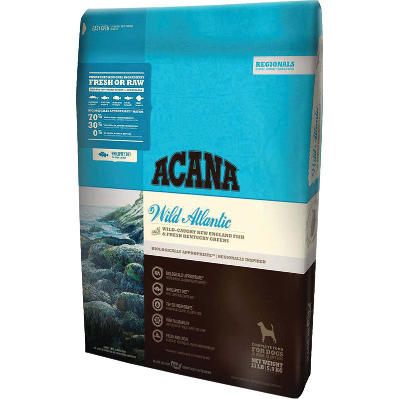 Acana Wild Atlantic Dog Food, 13 lb Bag - High Protein, Grain-Free Kibble