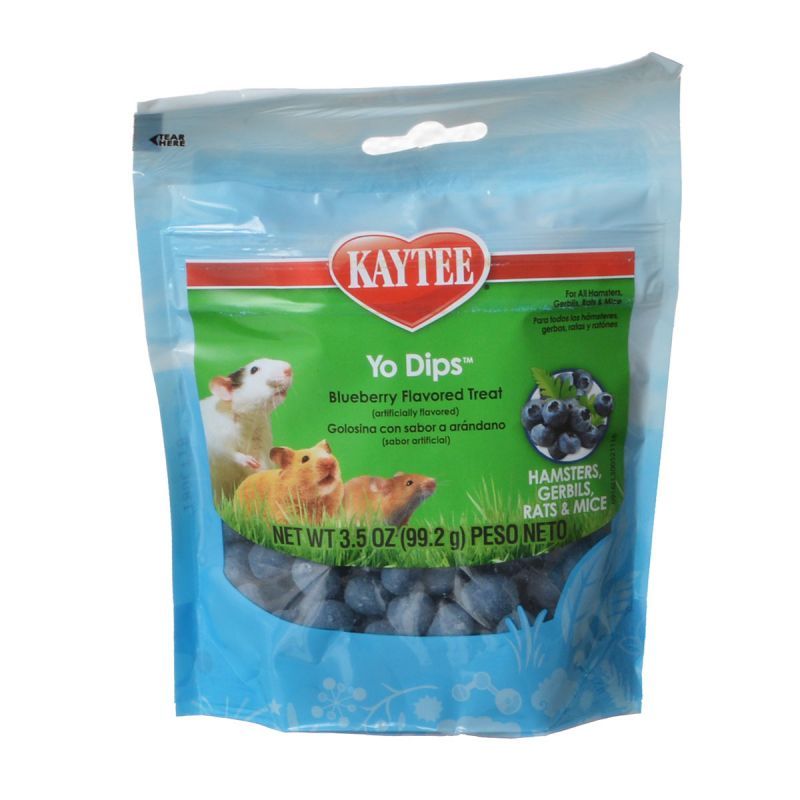Kaytee Fiesta Blueberry Yogurt Dipped Small Animal Treats, 3.5 oz