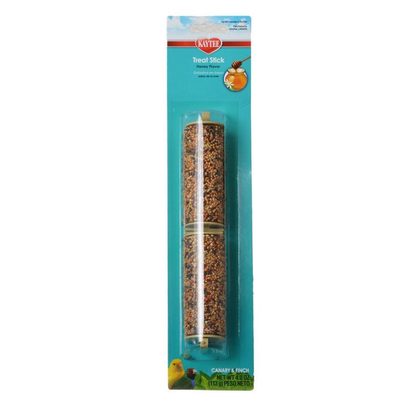 Kaytee Forti-Diet Pro Health Honey Treat Stick for Canary & Finch, 4 oz Bird Treat