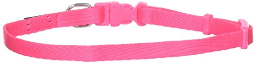 Coastal Pet Lil Pals Adjustable Puppy Collar - Neon Pink - 5/16 inch - 8-12 inch