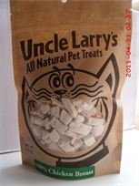 Uncle Larry's Treats 100% Chicken Breast Cat Treats - 2 oz