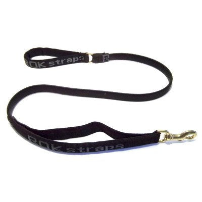 Rok Straps Stretch Leash for Small Dog 10-30lbs - Black