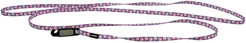 Li'l Pals Patterned Dog Leash, Light Blue Paw, 3/8-in x 6-ft, E-Z Snap, Puppy/Small Dog Leash