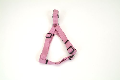 New Earth Soy Comfort Wrap Adjustable Dog Harness, Rose, 5/8" x 16"-24"