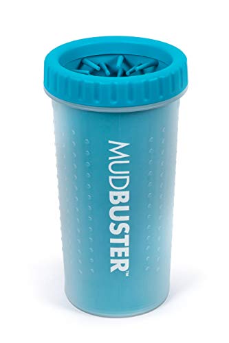 Dexas MudBuster Portable Dog Paw Cleaner, Blue - (Small, Medium, or Large)