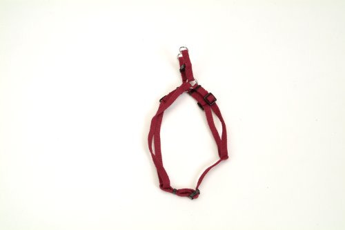 New Earth Soy Comfort Wrap Adjustable Dog Harness - Cranberry - 3/8" x 12"-18" - X-Small